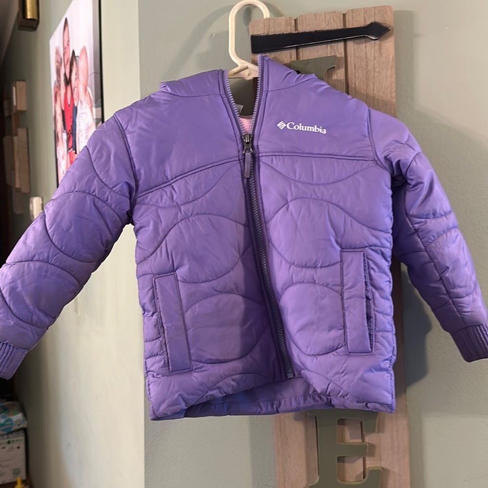 Hooded fleece lined winter jacket